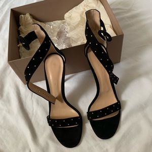 Gianvito Rossi Studded Portofino Heels